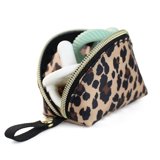 Pacifier & Everything Pouch - Cheetah
