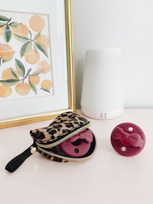 Pacifier & Everything Pouch - Cheetah