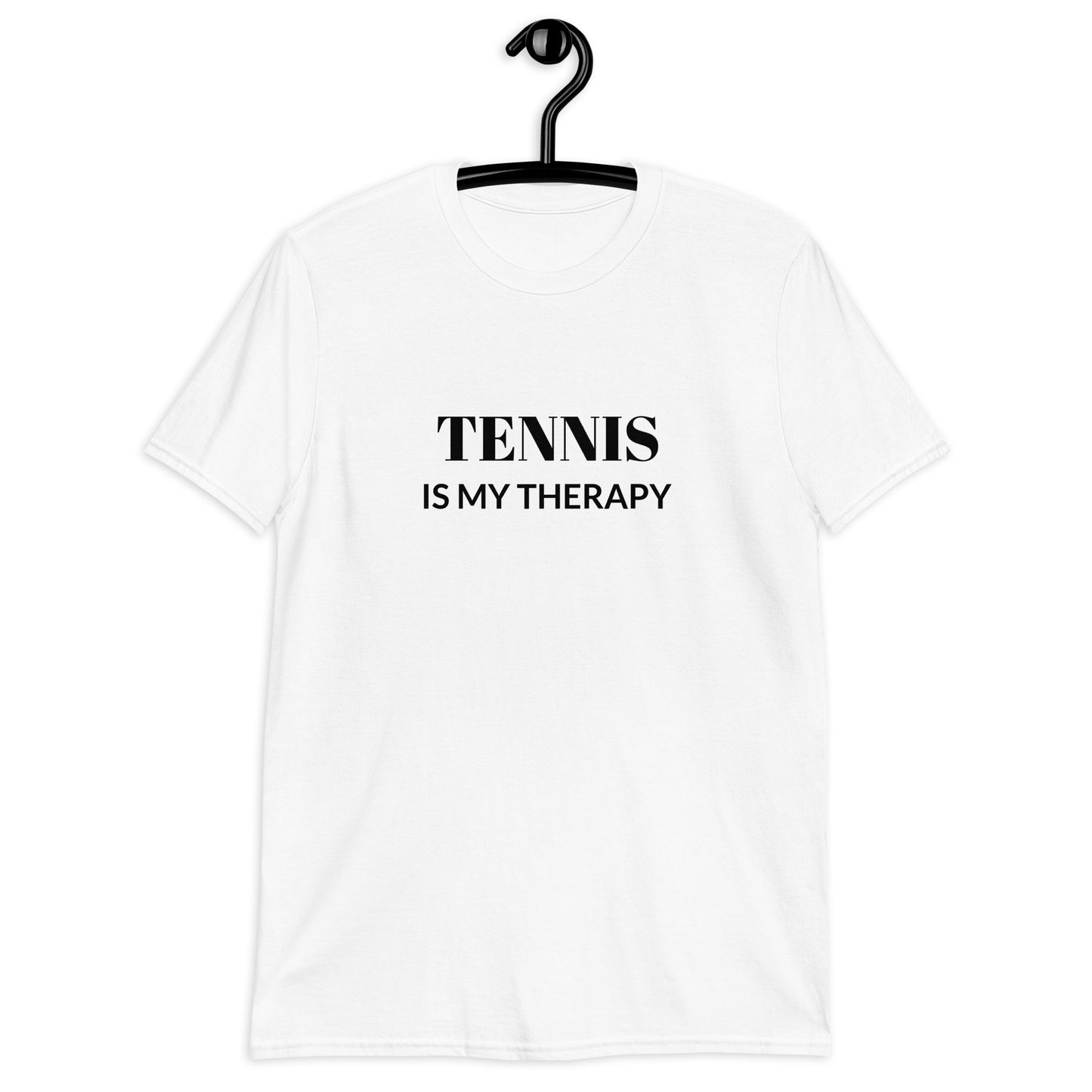 'Tennis is My Therapy' Short-Sleeve Unisex T-Shirt