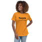 Women's Relaxed T-Shirt "Tennis is My Therapy"